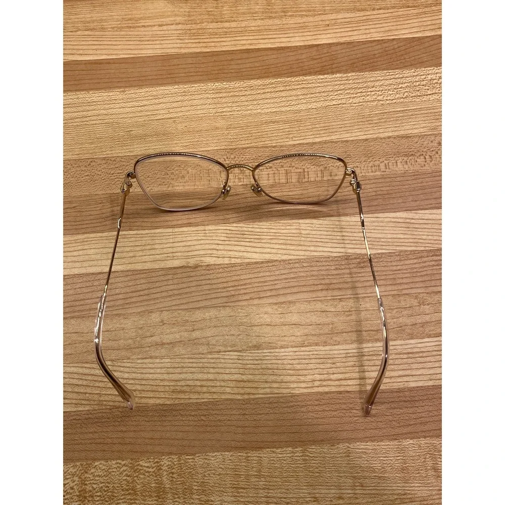 Jimmy Choo Eyeglass Frames White and Gold 5615 1-4 Frames Only